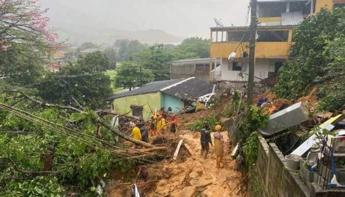 Brazil: Mudslides kill 14 in heavy rains in Rio de Janeiro state