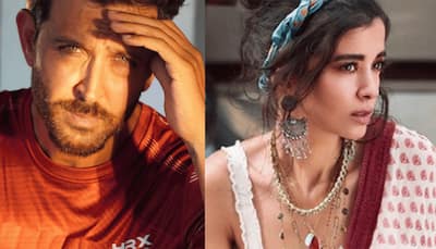 Hrithik Roshan's rumoured girlfriend Saba Azad has a flirtatious reaction on his latest bearded look for Vikram Vedha