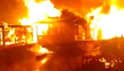 Massive fire breaks out in Srinagar's Nageen Lake, property worth crores destroyed