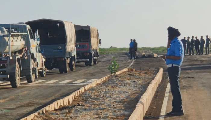 IAF's UAV crashes in Rajasthan's Jaisalmer, no casualties reported IAF's UAV crashes in Rajasthan's Jaisalmer, no casualties reported