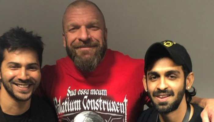 Jab We Met: Coolie No 1 Varun Dhawan with Wrestler No 1 Triple H - WATCH