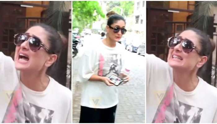 Kareena Kapoor loses her cool, shouts &#039;peechhe jaa yaar&#039; as paparazzo gets injured by her car, video goes viral - Watch