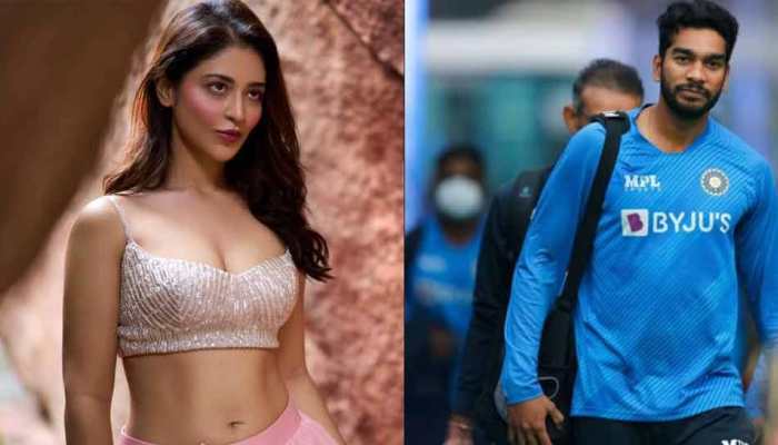 Kolkata Knight Riders all-rounder Venkatesh Iyer recently left a comment on n Telugu actress Priyanka Jawalkar's picture on Instagram, which has the fans wondering whether the two are dating? KKR are getting ready to face Mumbai Indians on Wednesday (April 6) in a IPL 2022 match. (Source: Twitter)