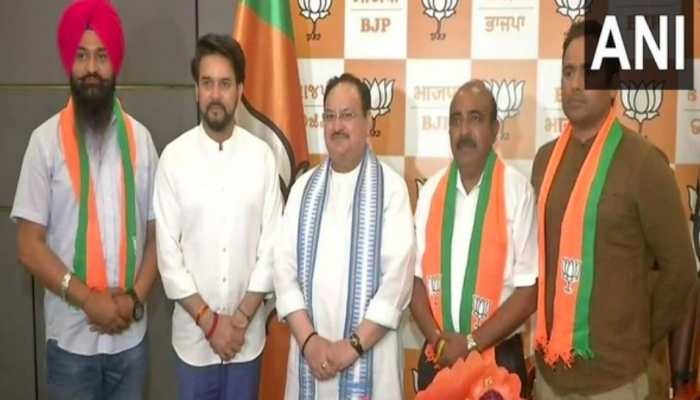 Jolt to AAP! Himachal Pradesh President Anup Kesari, 2 others join BJP