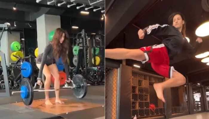WATCH: 3 times Disha Patani set EXTREME FITNESS goals for us!