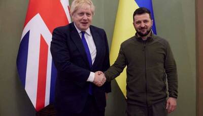 UK PM Boris Johnson meets Ukraine President Volodymyr Zelenskyy in Kyiv