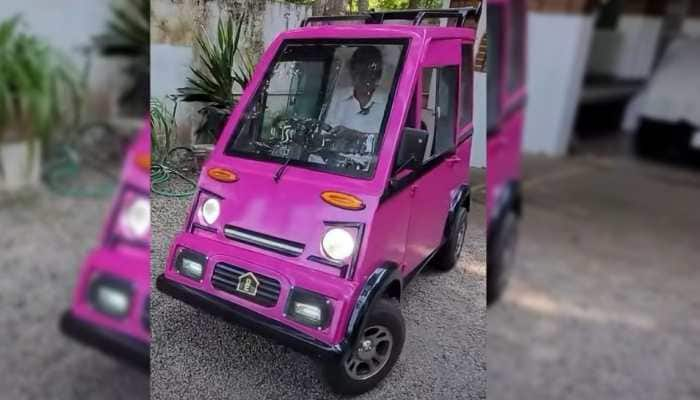 Kerala man makes electric vehicle that can run 60 km in just Rs 5 to counter rising fuel prices