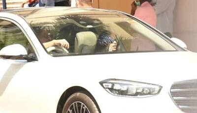 Bollywood superstar Shah Rukh Khan spotted driving white-coloured Mercedes-Benz S-Class worth Rs 1.6 crore