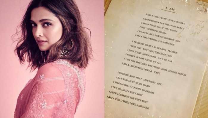 'Writer' Deepika Padukone pens down her first poetry
