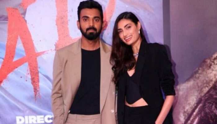 Lucknow Super Giants skipper KL Rahul is dating Bollywood star Athiya Shetty, daughter of Suniel Shetty. Athiya and Suniel Shetty made their first appearance in IPL 2022 in the match between LSG and Rajasthan Royals at the Wankhede Stadium. (Source: Twitter)