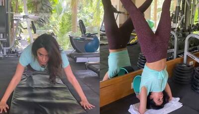 Mallika Sherawat's new yoga video goes viral, netizens call her 'fitness queen'