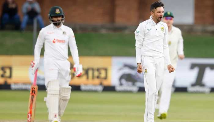 SA vs BAN 2nd Test: Keshav Maharaj stars as Proteas thrash Bangladesh by 332 runs to win series 2-0