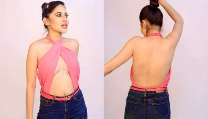 Urfi Javed goes backless again, dances like no one&#039;s watching - WATCH