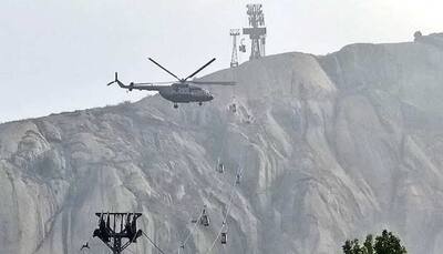 Deogarh ropeway accident: IAF's Mi17 helicopter performs daring rescue operation - Watch Video