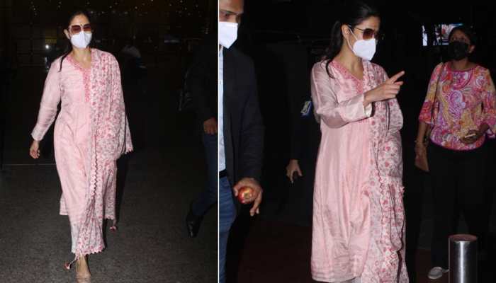 Katrina Kaif steps out in kurta-palazzo desi look, sparks pregnancy rumours - Pics inside