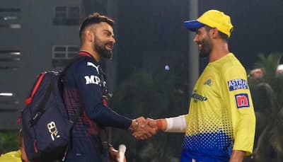 CSK vs RCB IPL 2022: Virat Kohli meets Ravindra Jadeja while skipper Faf du Plessis catches up with old mates, WATCH