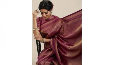 Drape yourself in BharatSthali Silk Sarees for that perfect Indian Look