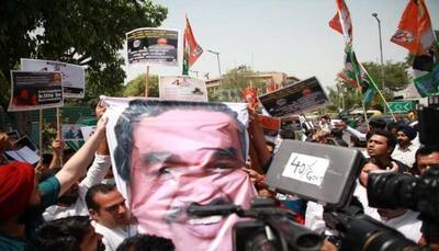 Karnataka contractor death: Youth Congress protests outside Amit Shah's Delhi residence, seeks Eshwarappa's sacking