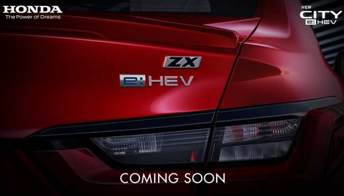 Honda City e:HEV hybrid officially teased, reveals new design highlights