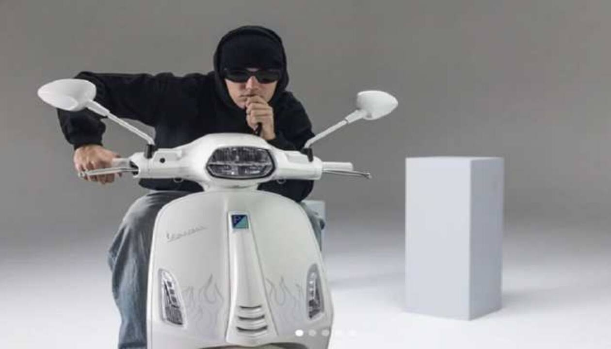 Justin Bieber partnered with Vespa to create limited-edition scooters