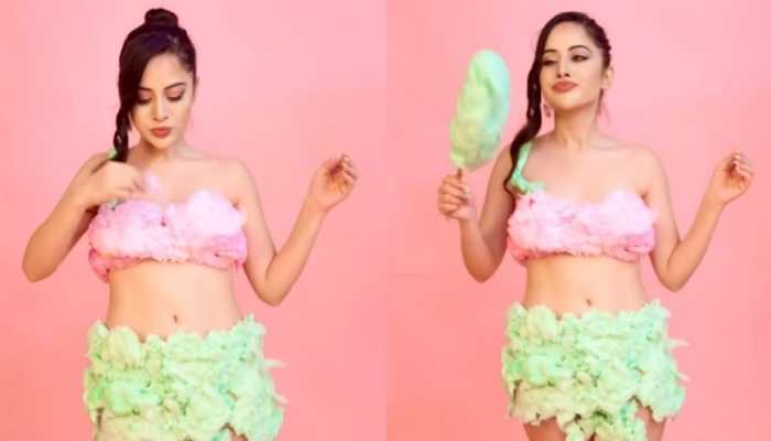 Urfi Javed dons edible dress made of out THIS sweet snack, netizens call it 'creative' - Watch