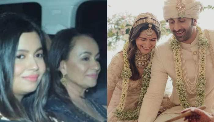 Ranbir Kapoor-Alia Bhatt wedding reception: Sister Shaheen, mom Soni Razdan arrive at venue, see pic