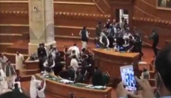 Chaos in Pakistan&#039;s Punjab Assembly: Imran Khan&#039;s party members slap, pull hair of deputy speaker 