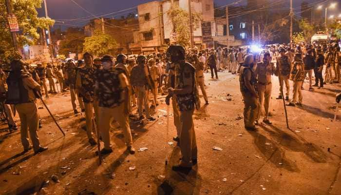 Violence broke out in North Delhi’s Jahangirpuri area on Saturday 