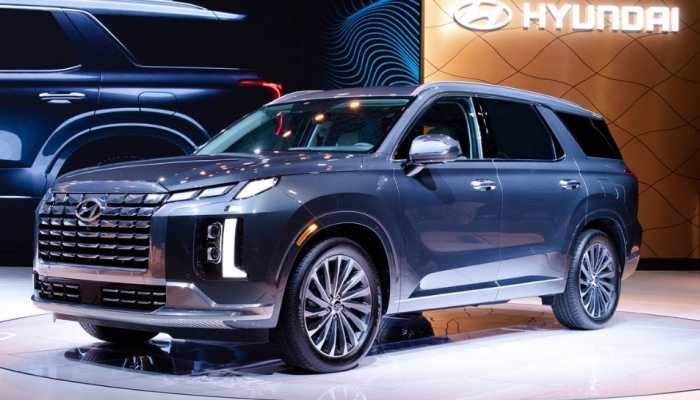 2023 Hyundai Palisade SUV facelift unveiled with new design and tech in New York
