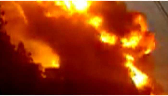 Massive fire breaks out at chemical factory in Sonipat