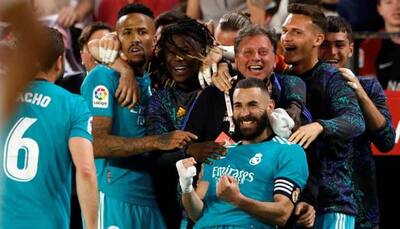 Real Madrid move closed to La Liga title as Karim Benzema powers 3-2 win over Sevilla