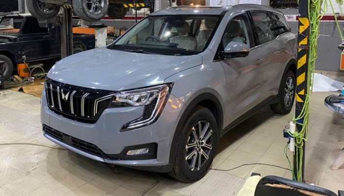 THIS Mahindra XUV700 SUV with a Nardo Grey wrap looks stylish yet understated, check pics