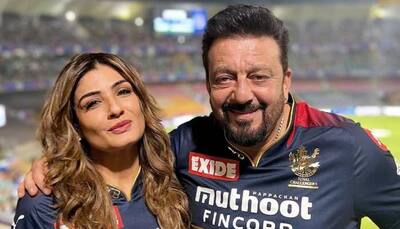 IPL 2022: KGF 2 stars Sanjay Dutt and Raveena Tandon turn up to support Royal Challengers Bangalore, WATCH
