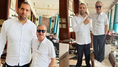 Anupam Kher meets The Great Khali, shares funny photo on Instagram: PICS