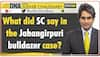 jahangirpuri bulldozer action supreme court