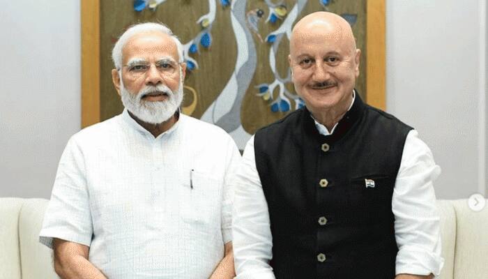 Anupam Kher meets PM Narendra Modi, shares social media post in his praise