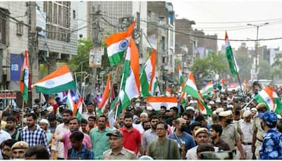 Hindus, Muslims take out 'Tiranga yatra' in Jahangirpuri, days after violence