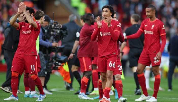Liverpool keep pressure on Manchester City with Premier League derby win over Everton