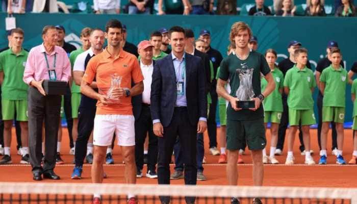 Russian Andrey Rublev outlasts Novak Djokovic to win Serbia Open title