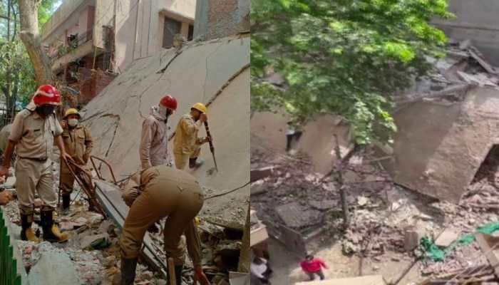 Delhi building collapse update: 2 dead, 2 critical in Satya Niketan area