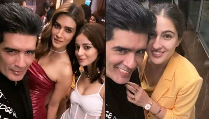 Ananya Panday, Kriti Sanon, Sara Ali Khan look oh-so-glam at Karan Johar's bash: PICS