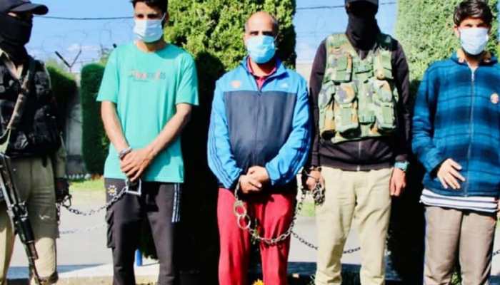 Hizbul Mujahideen module busted in J&amp;K's Kulgam, three terror operatives held