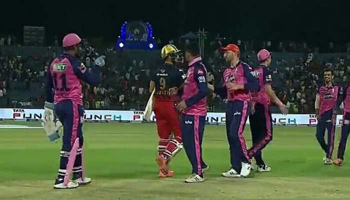 IPL 2022: Harshal Patel REFUSES to shake hands with Riyan Parag after RCB vs RR match - WATCH