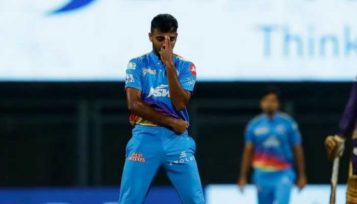 IPL 2022: DC&#039;s Chetan Sakariya reveals reason behind his new wicket celebration - Watch