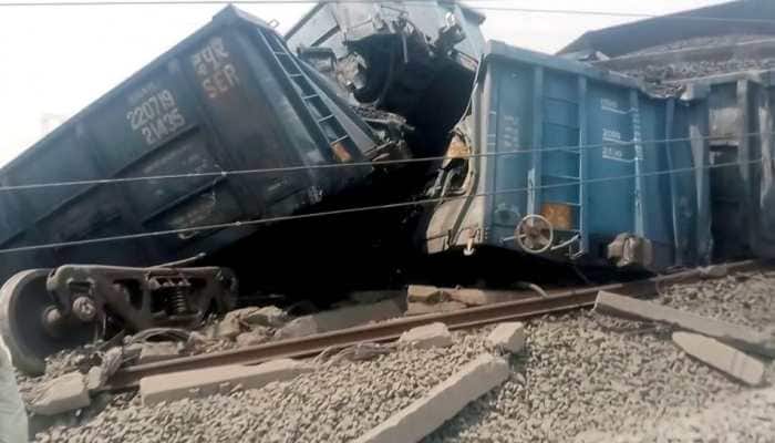 Freight train carrying coal derails in Uttar Pradesh