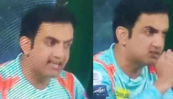 WATCH: Gautam Gambhir's angry reaction during DC vs LSG contest goes viral