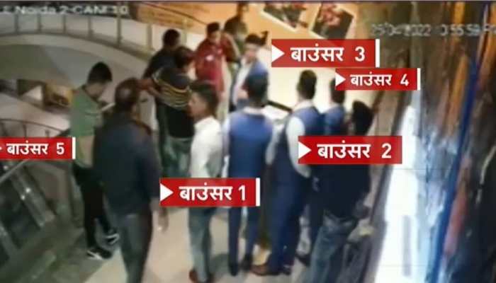 Noida mall brawl: Footage shows victim Brijesh Rai being assaulted by bouncers