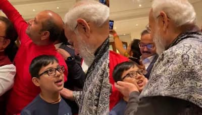 Narendra Modi's Europe visit: PM grooves as Indian kid sings patriotic song on his arrival in Berlin - WATCH