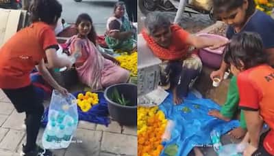 VIRAL: Kid serves water to street vendors amid heatwave, wins hearts- WATCH