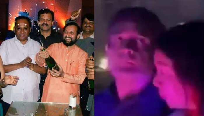 &#039;Prakash Javadekar popped Champagne too&#039;: Congress hits out at BJP after Rahul Gandhi&#039;s Nepal nightclub video goes viral
